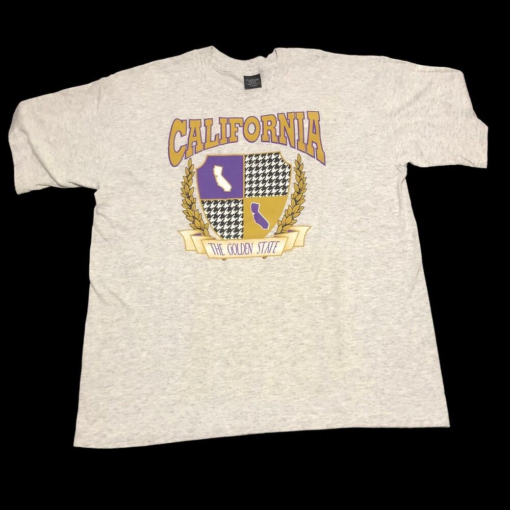 Vintage Rare California The Golden State Collectible T-Shirt from 1990s SZ XL